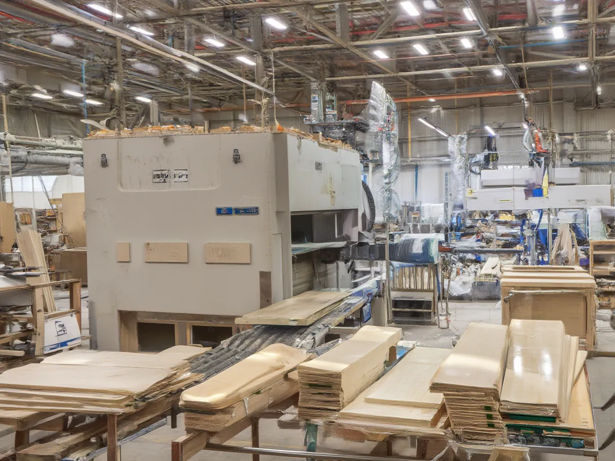 Panel processing line